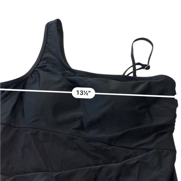 SUUKSESS Women Mesh One Shoulder One Piece Swimsuit Tummy Control NEW Size SMALL - Picture 10 of 15